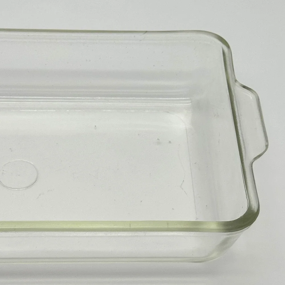 Pyrex 231 Clear Baking Dish Pre-1950s TM Reg Vintage 10x6 USA
